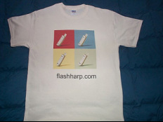 FlashHarp Designer T Shirt
